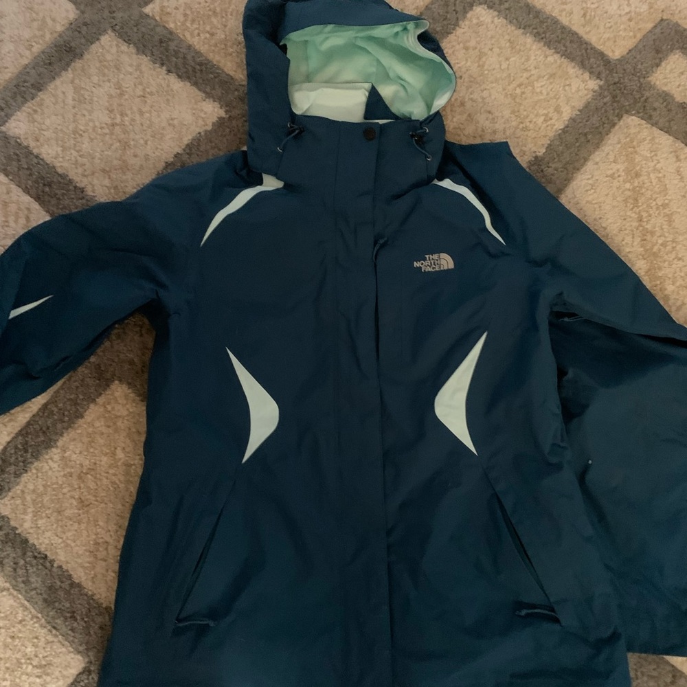 North face rain coat